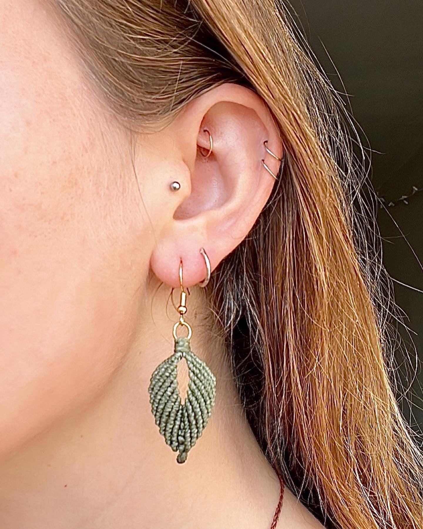 Leafy Earrings ( new color options! π )