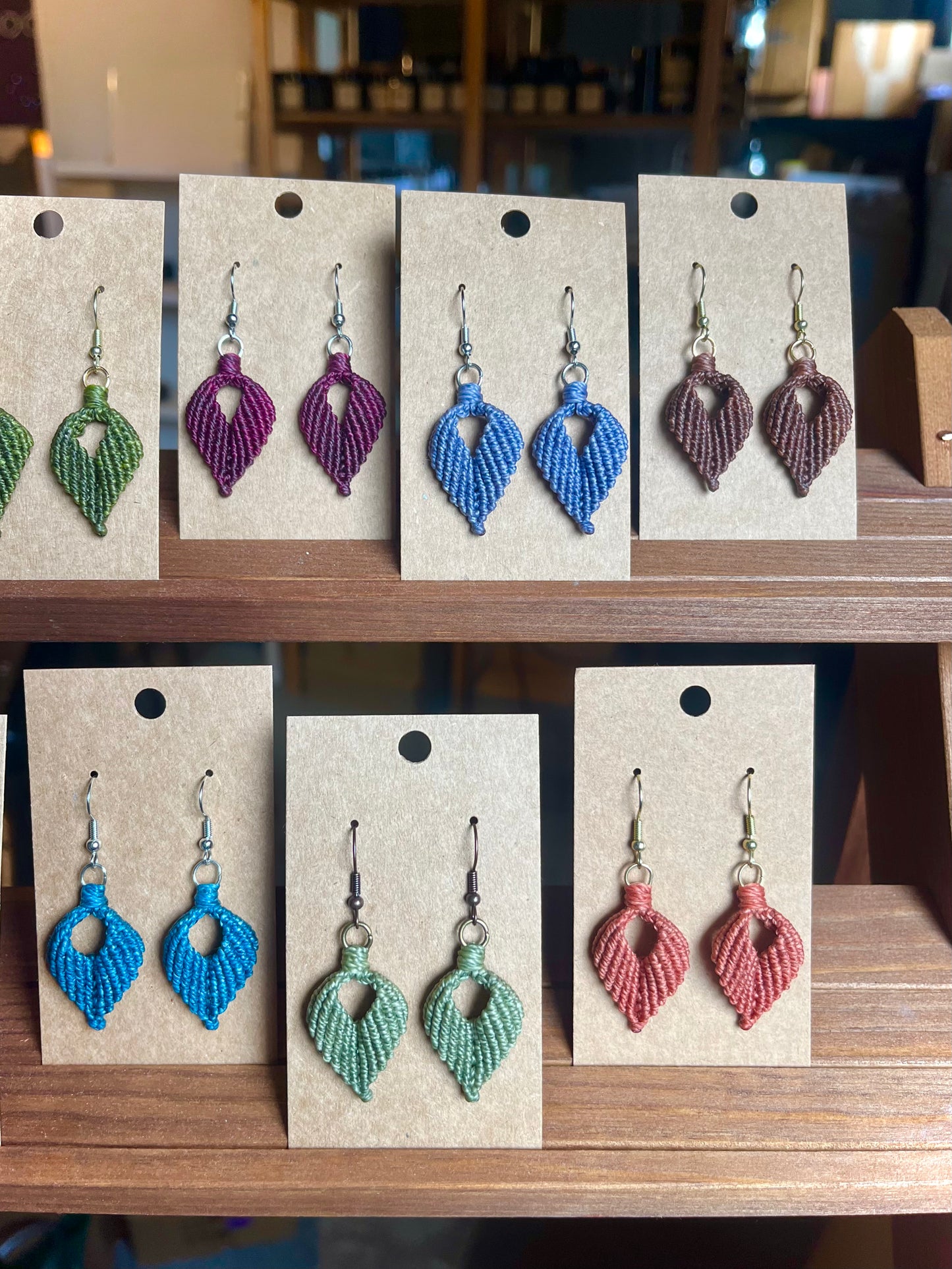 Leafy Earrings ( new color options! π )