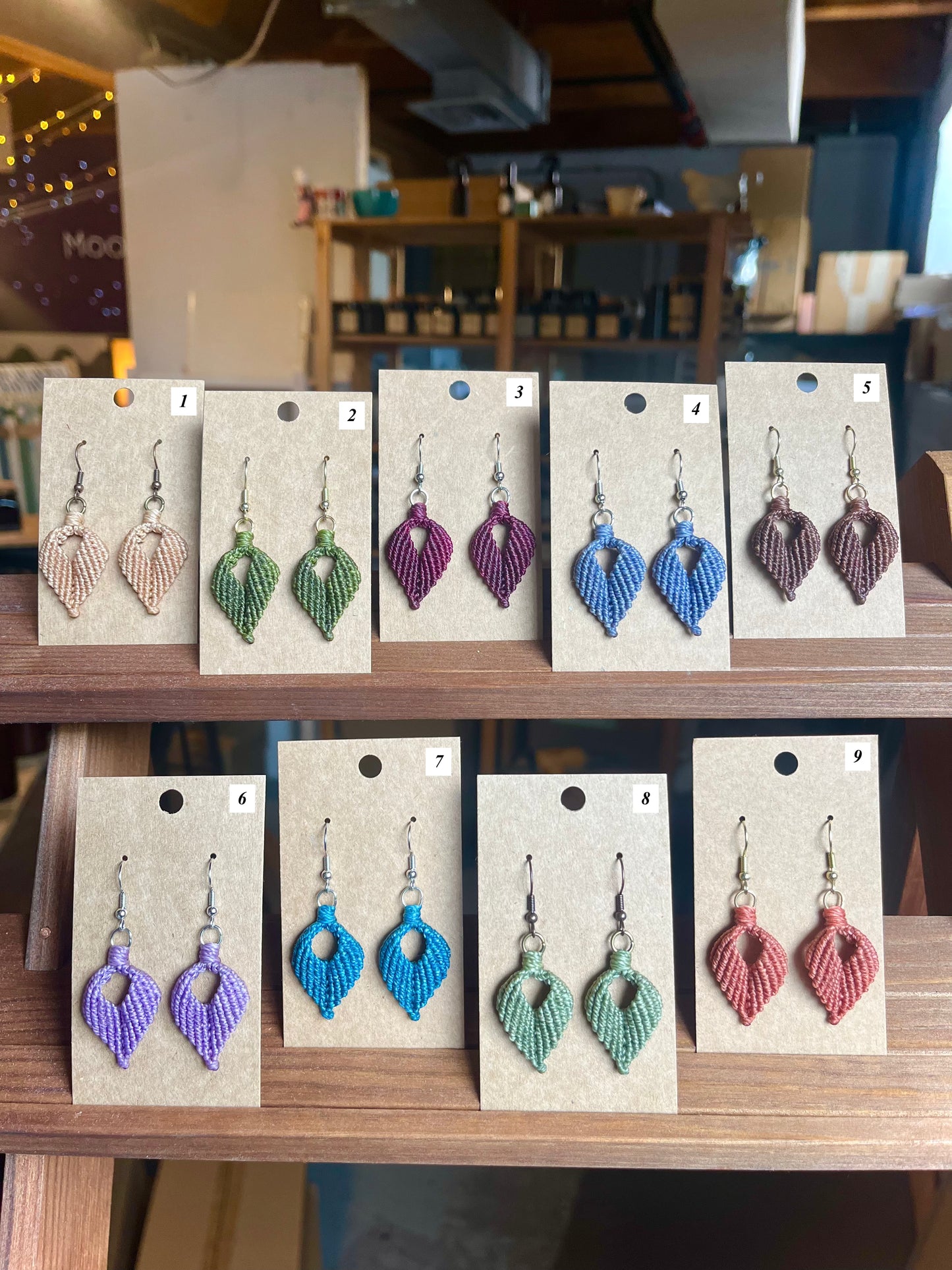 Leafy Earrings ( new color options! π )