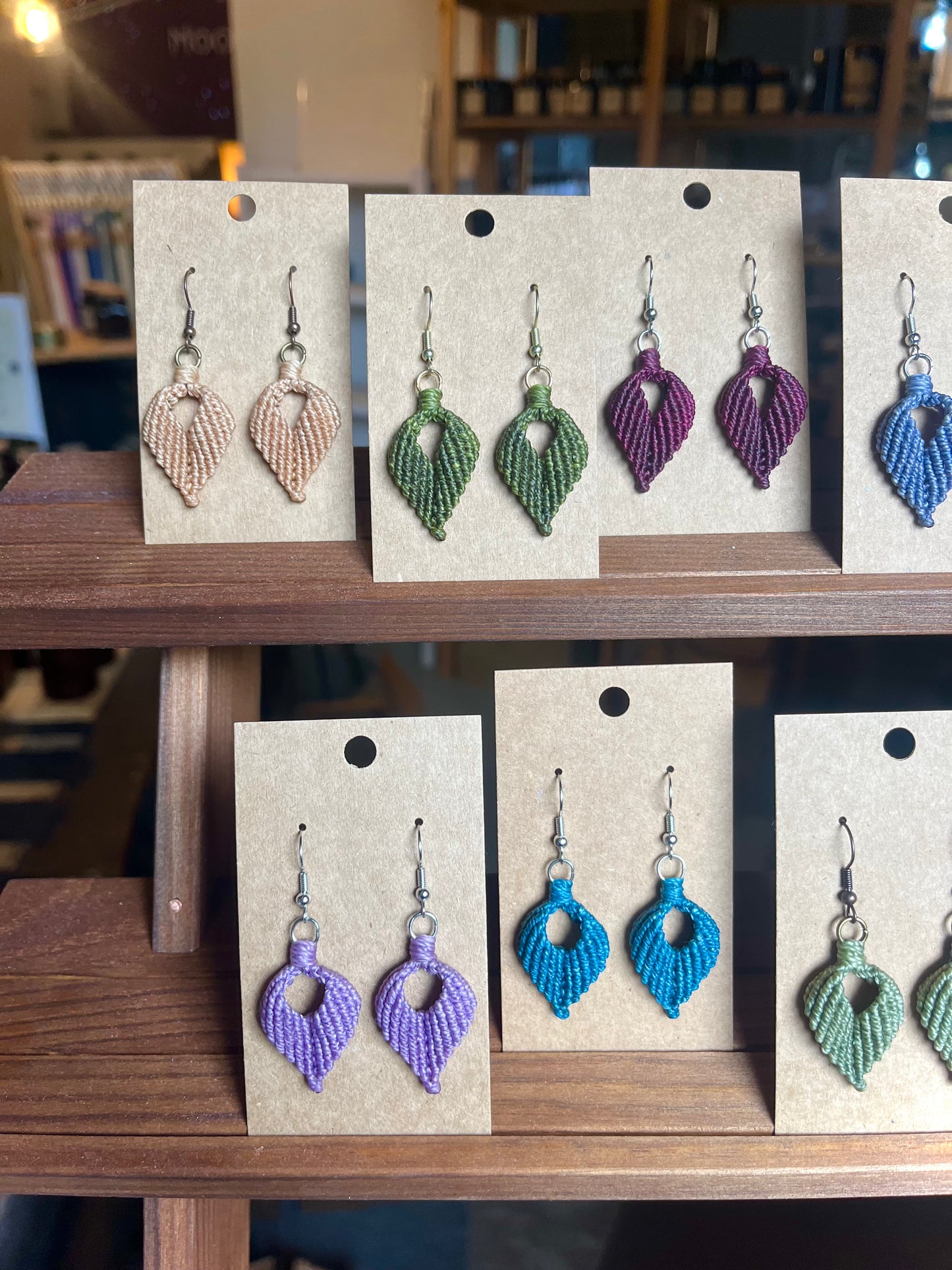Leafy Earrings ( new color options! π )