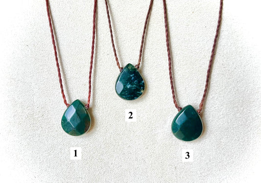 Fancy Jasper Teardrop Chokers