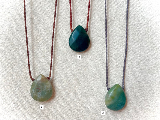 Fancy Jasper Teardrop Chokers