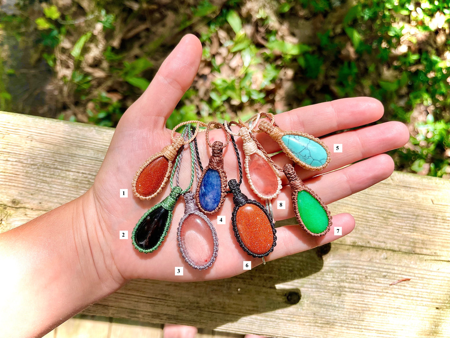 Elven Wrapped Pendants