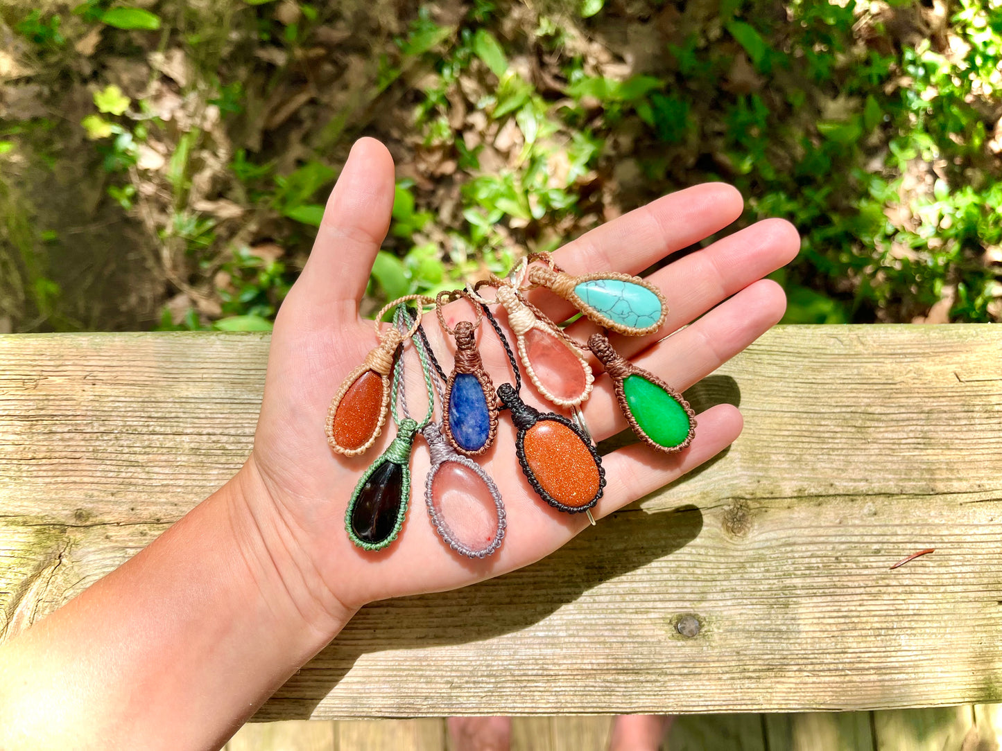 Elven Wrapped Pendants