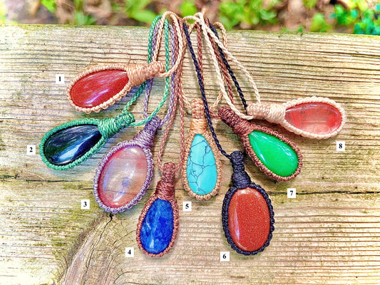Elven Wrapped Pendants