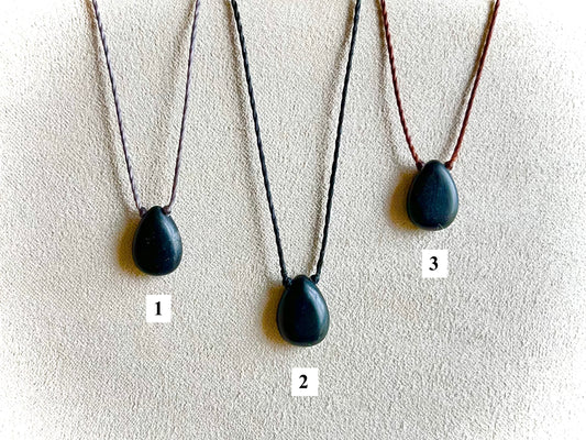 Onyx Teardrop Chokers