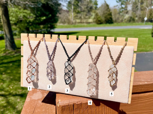 Quartz Merfolk Pendants