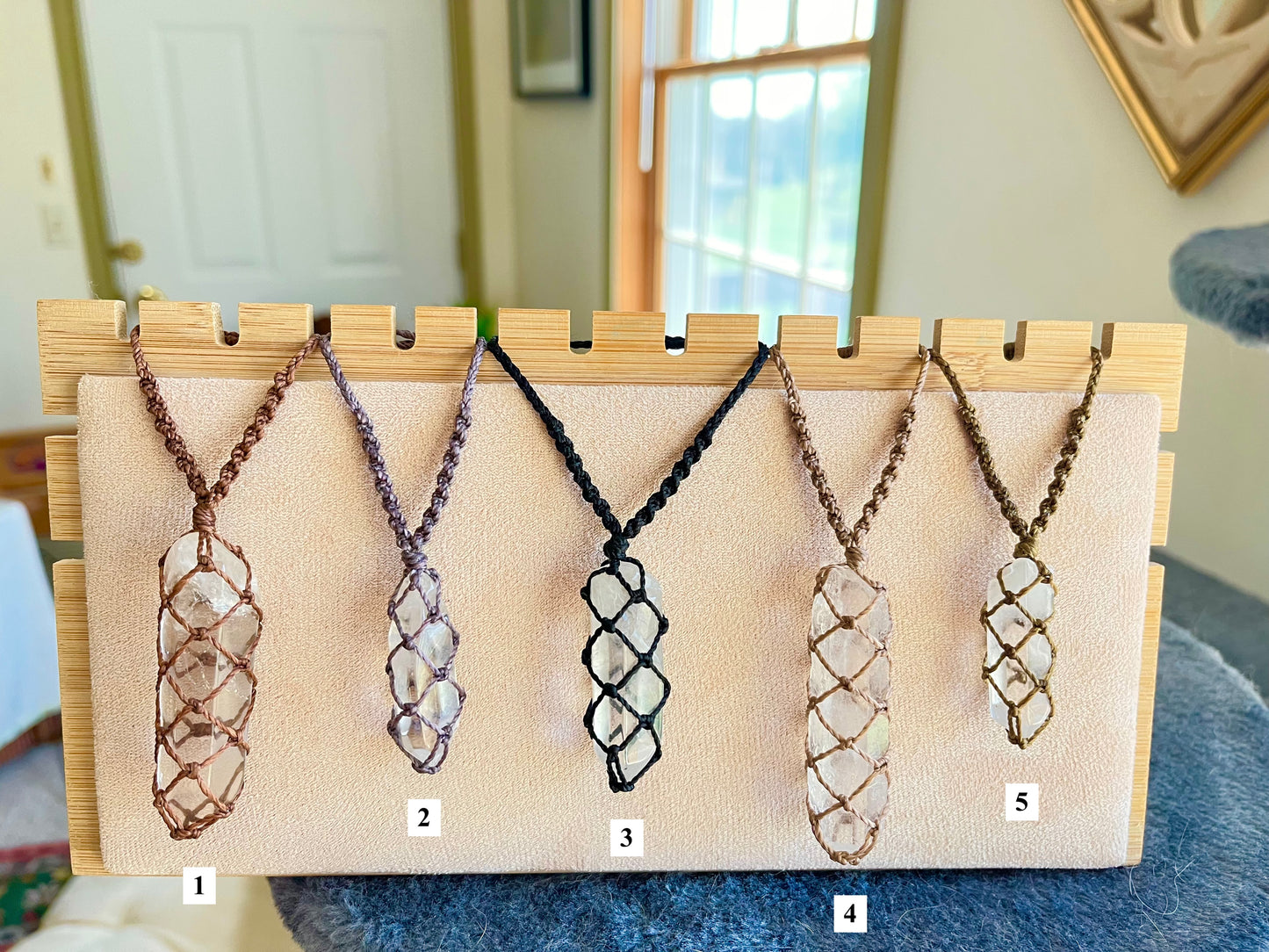 Quartz Merfolk Pendants