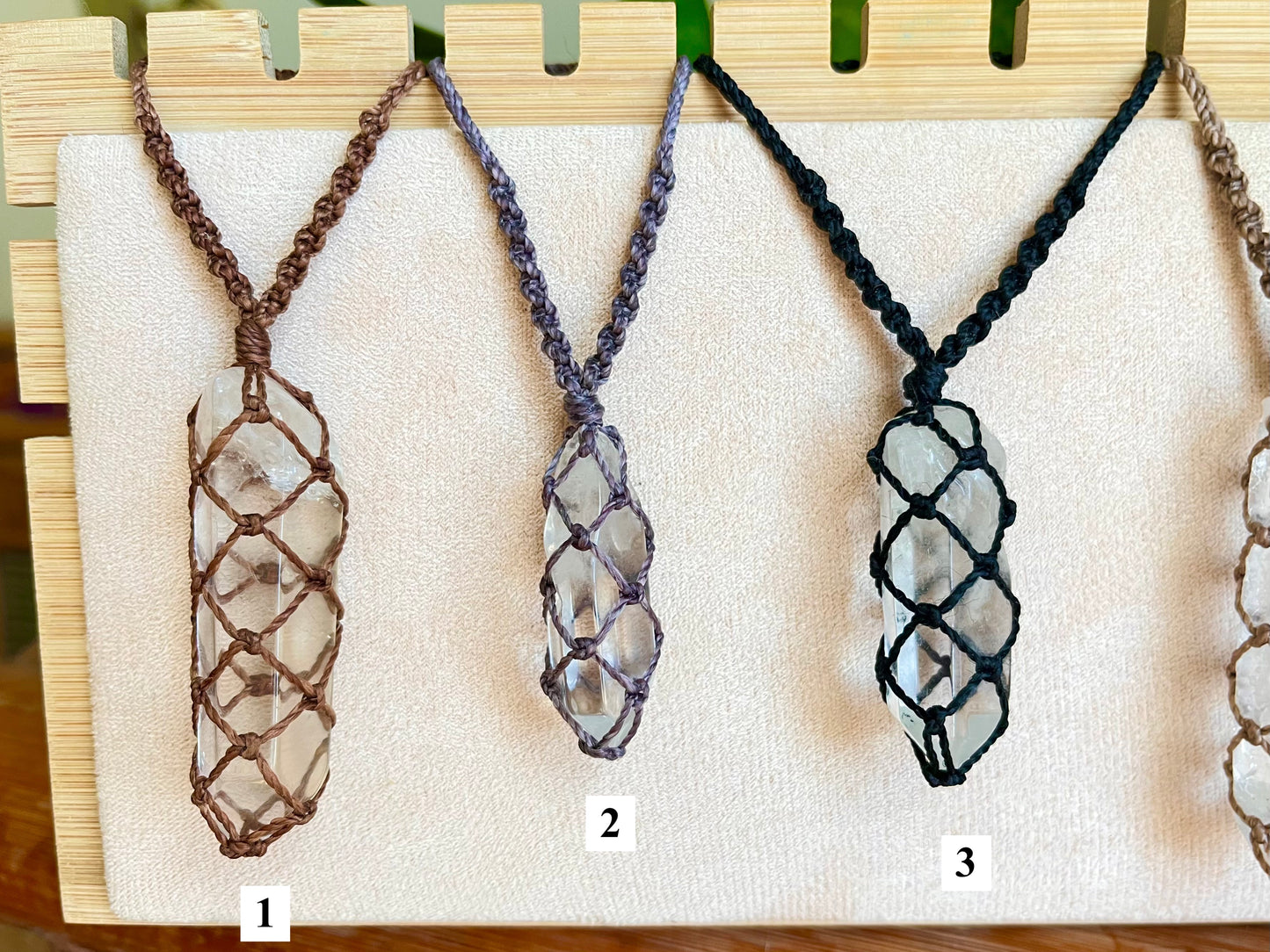 Quartz Merfolk Pendants