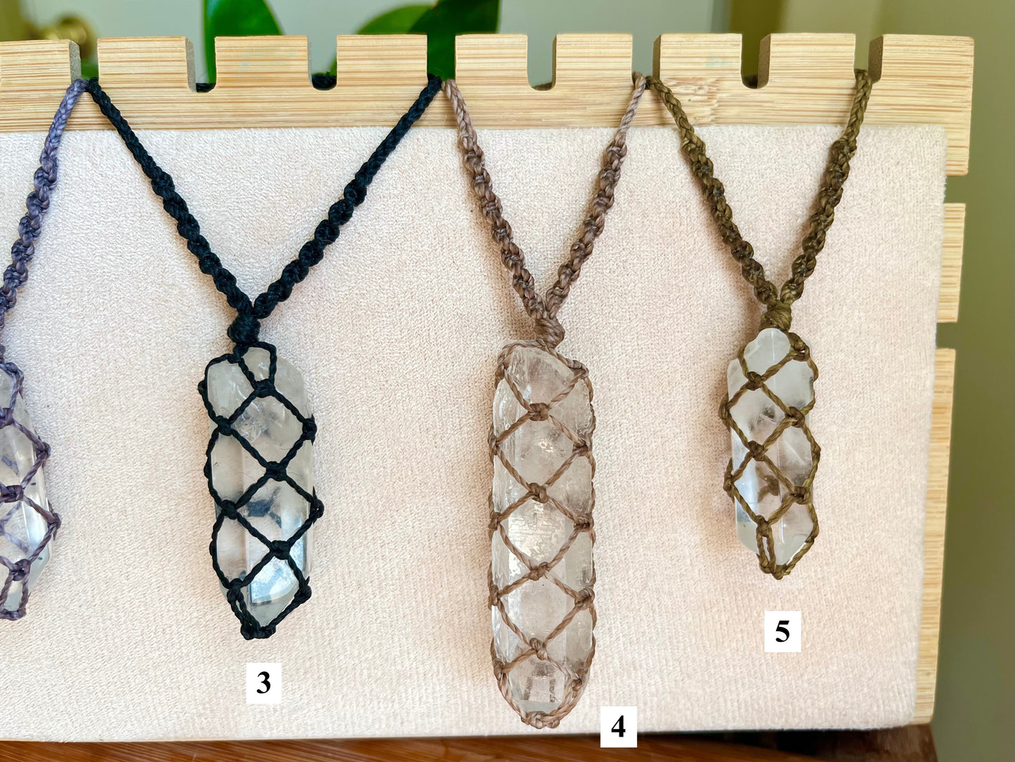 Quartz Merfolk Pendants