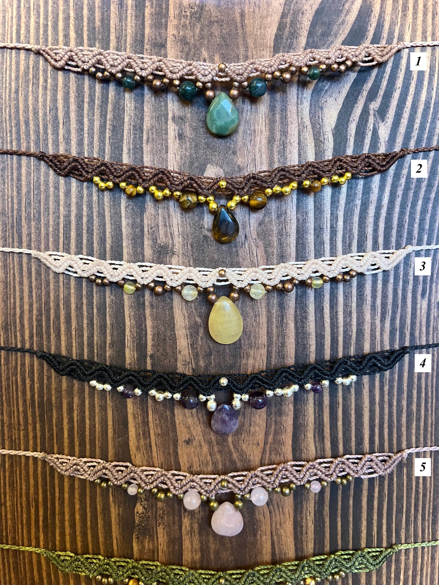 Goddess Teardrop Chokers
