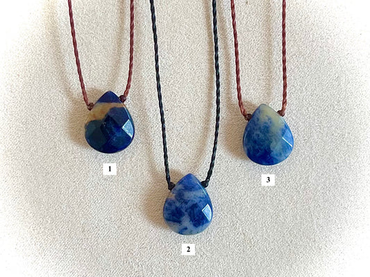 Sodalite Teardrop Chokers